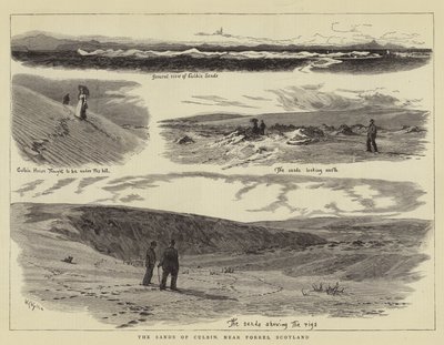 Culbin homokja, Forres közelében, Skóciában alkotó: William Lionel Wyllie